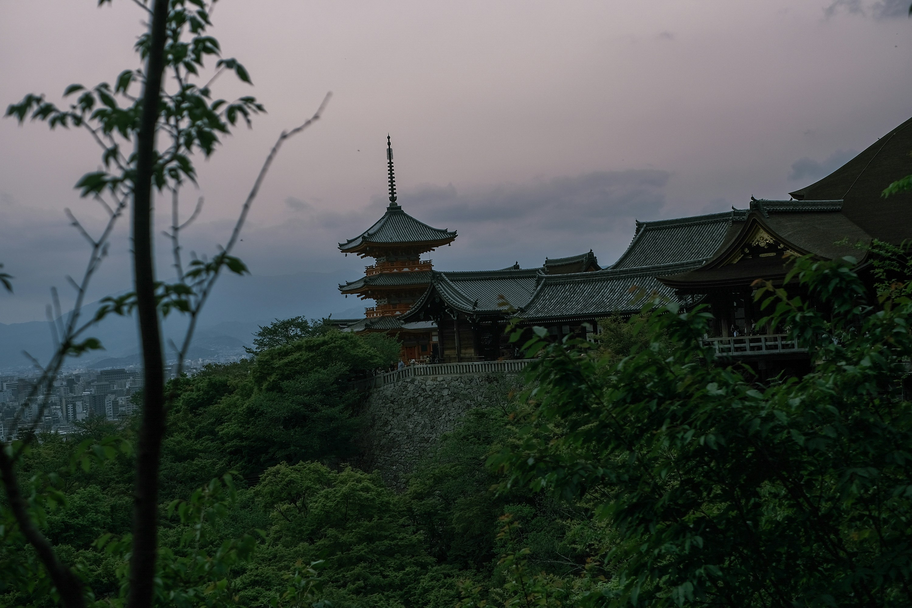 A building on top of a hill surrounded by trees