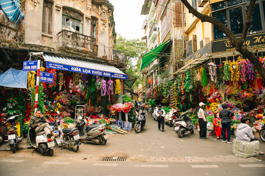 Street scene in Vietnam