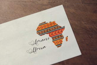 A close up of a piece of paper on a table