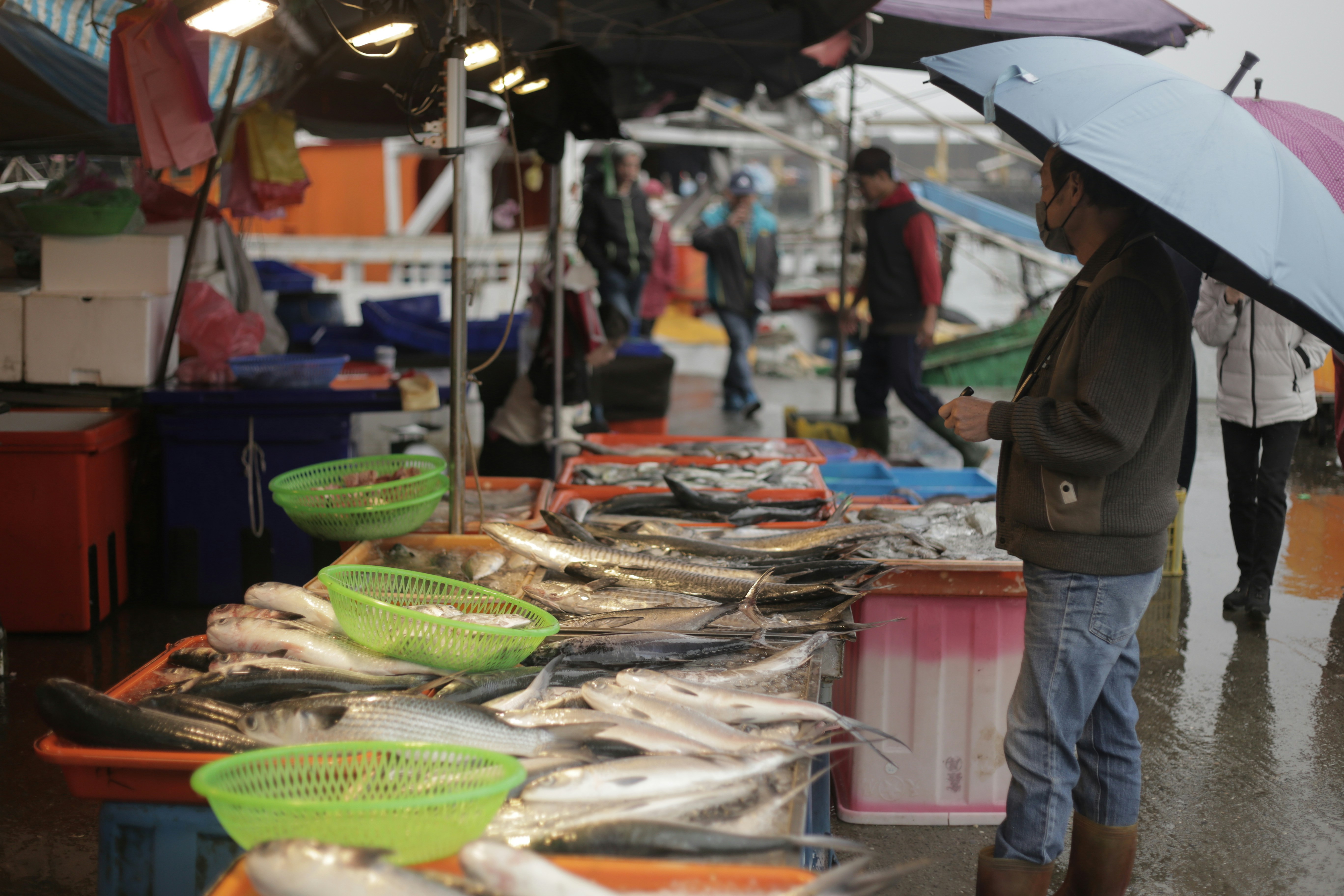 Aktivitas di pasar ikan tradisional