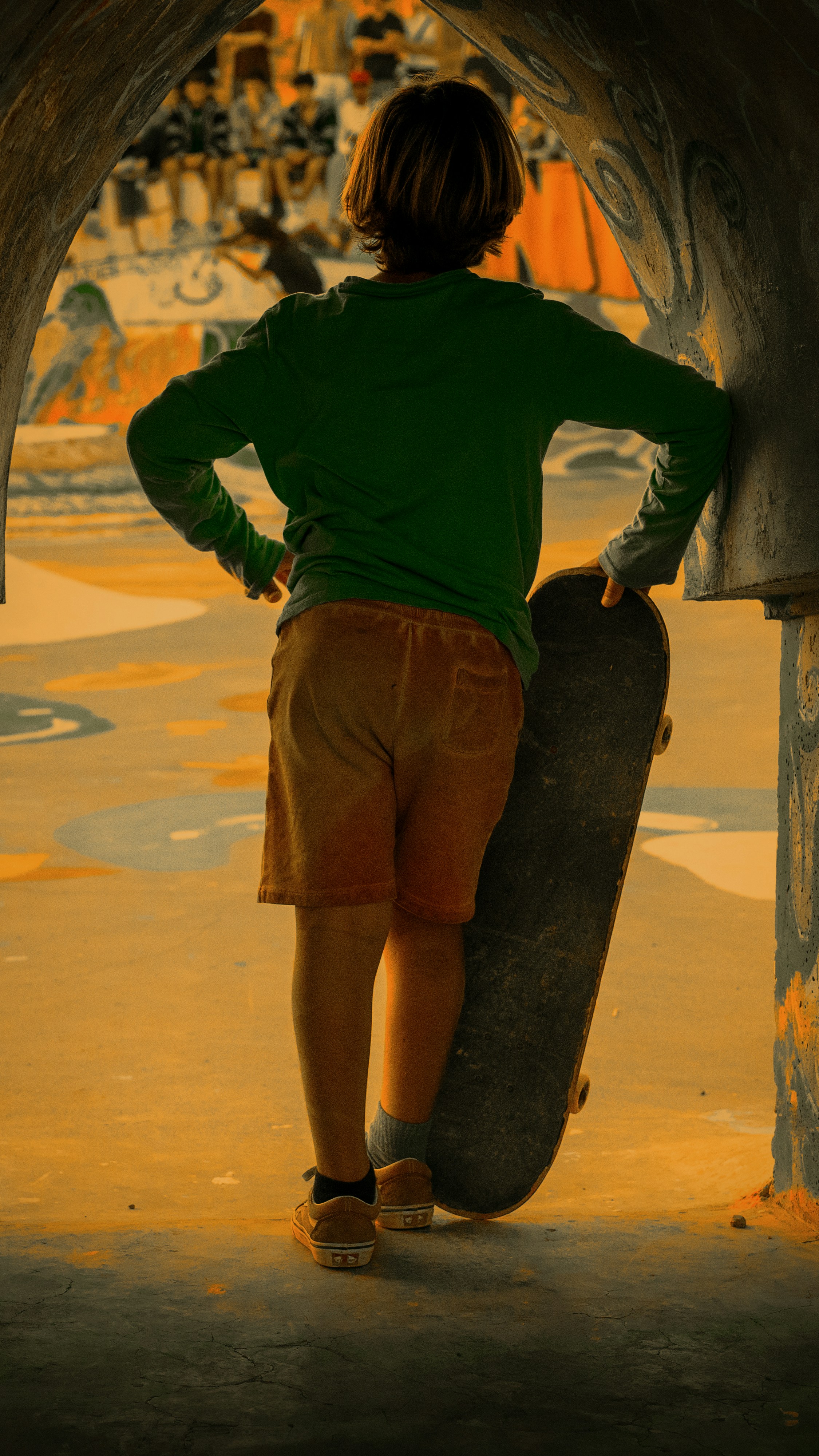 Golden Hour at Taghazout Skate Park