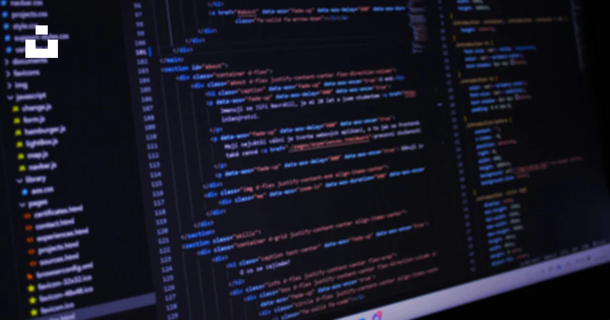 A computer screen with a bunch of code on it photo – Free Czech ...