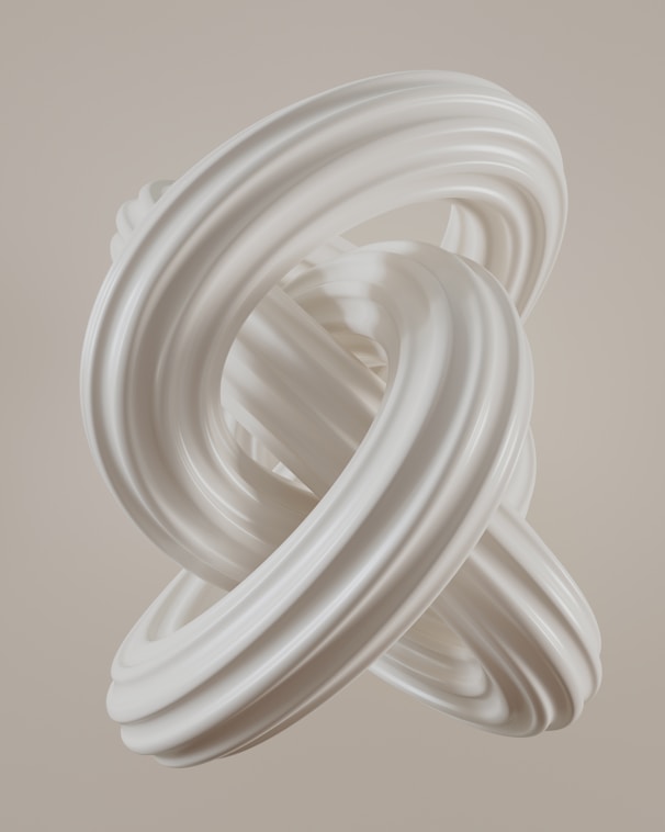 A white object is floating in the air