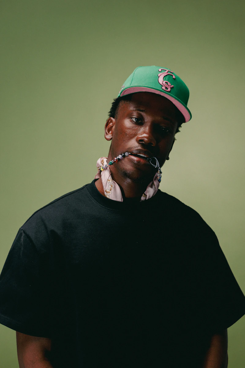 Nigerian man wearing a green cap in Lagos