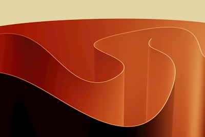A red and brown abstract background with curves