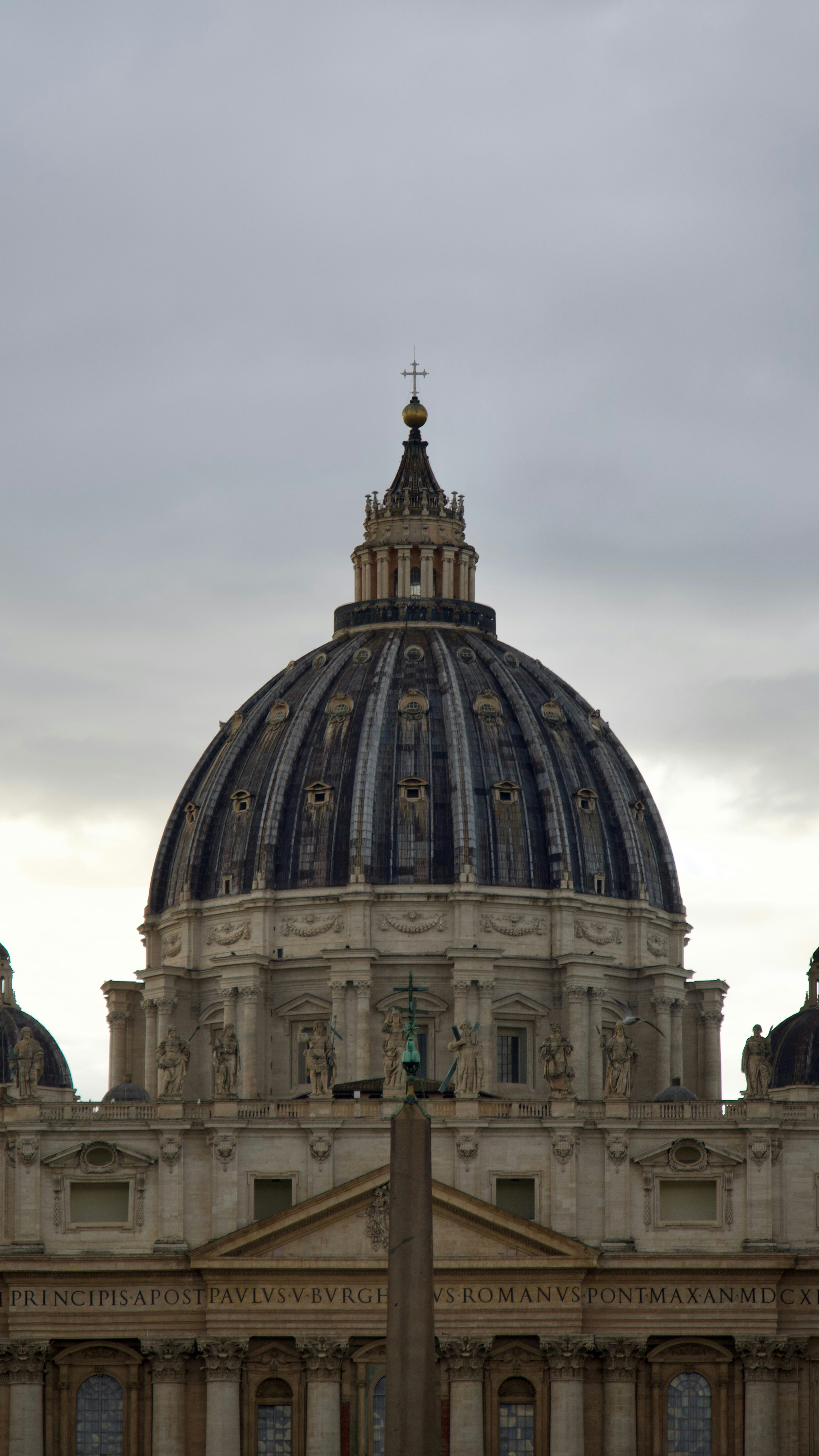 A large building with a dome on top of it