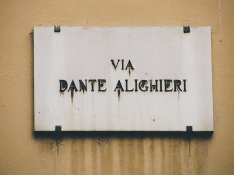 A sign on the side of a building