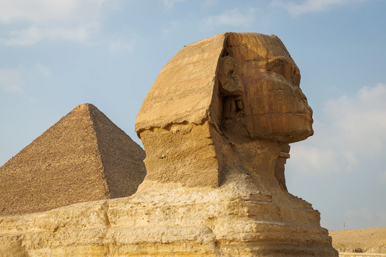 La Esfinge y las pirámides de Giza, Egipto