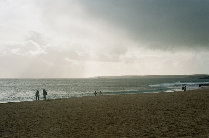 Sheltered town beach at Gyllyngvase, Falmouth