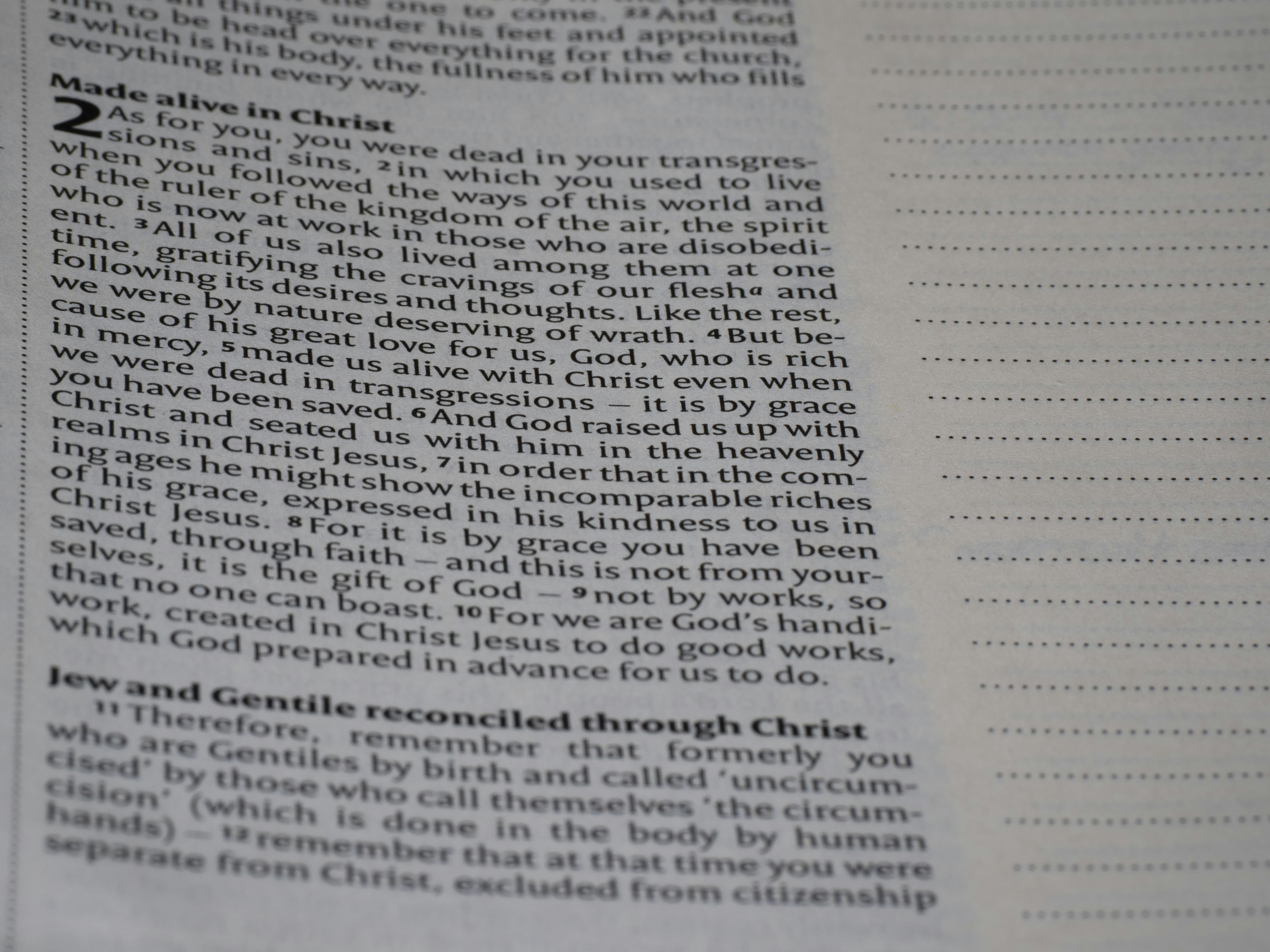 A close up of a book with text on it