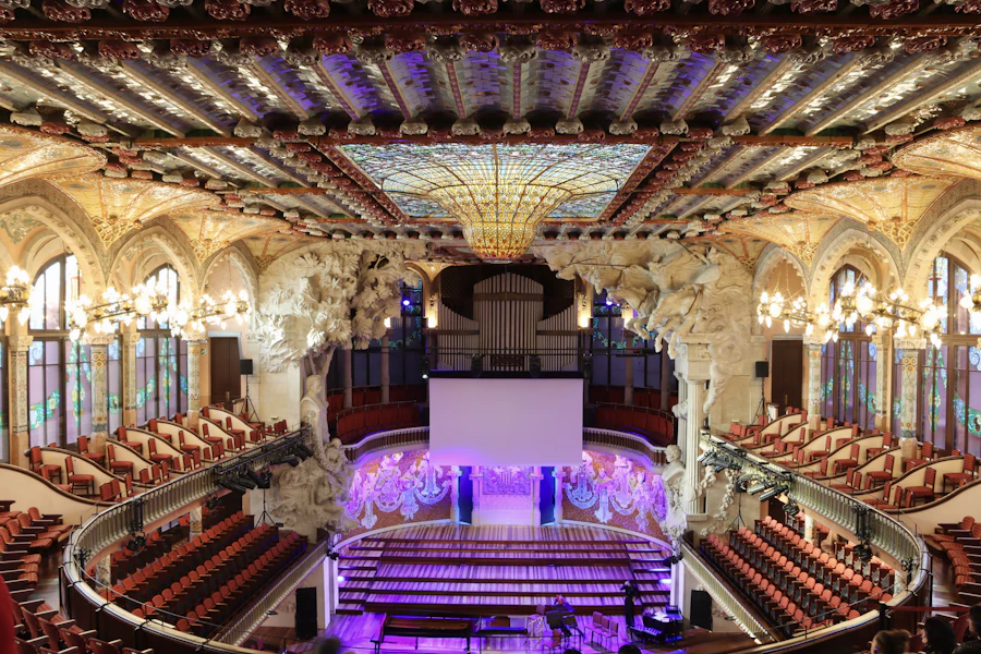 Festival de Jazz de Barcelone - salle du Palau de la Música Catalana