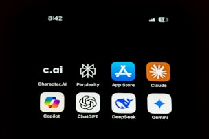 A close up of a cell phone with icons on it