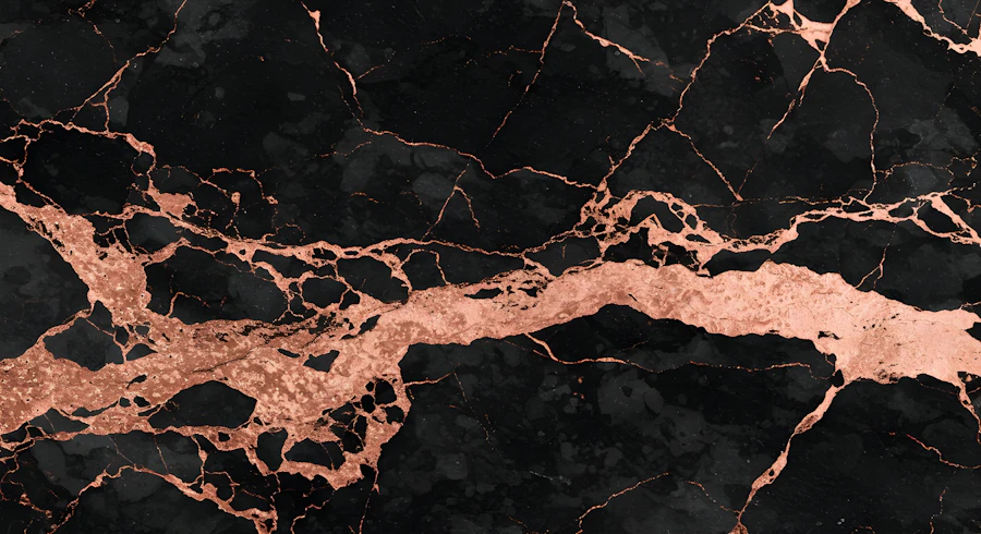 Black Calacatta slab
