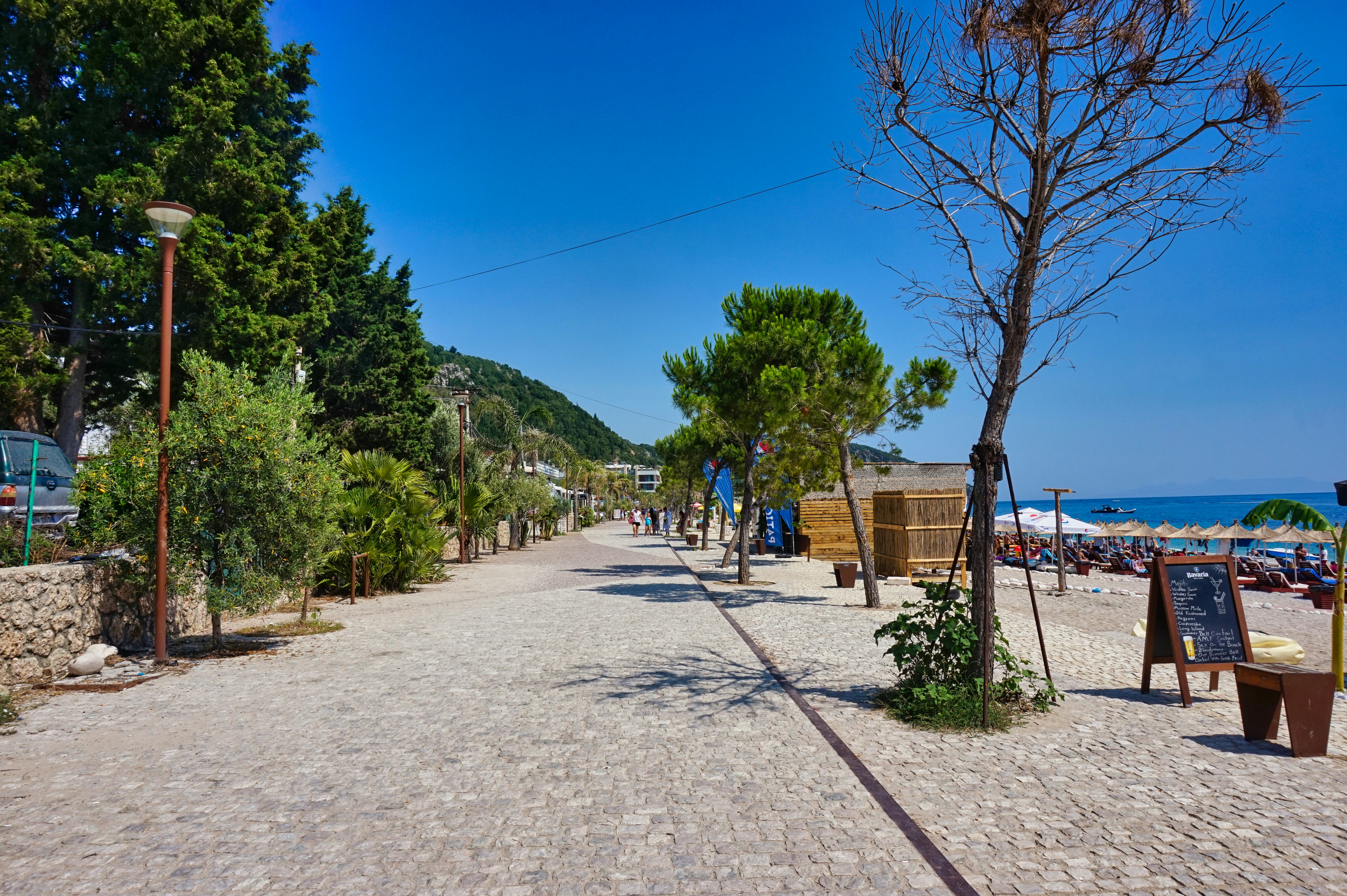Dhërmi Beach in Dhërmi, Albania