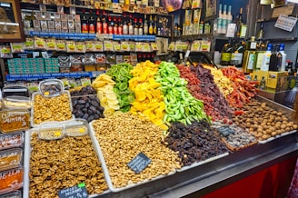 A store filled with lots of different types of food