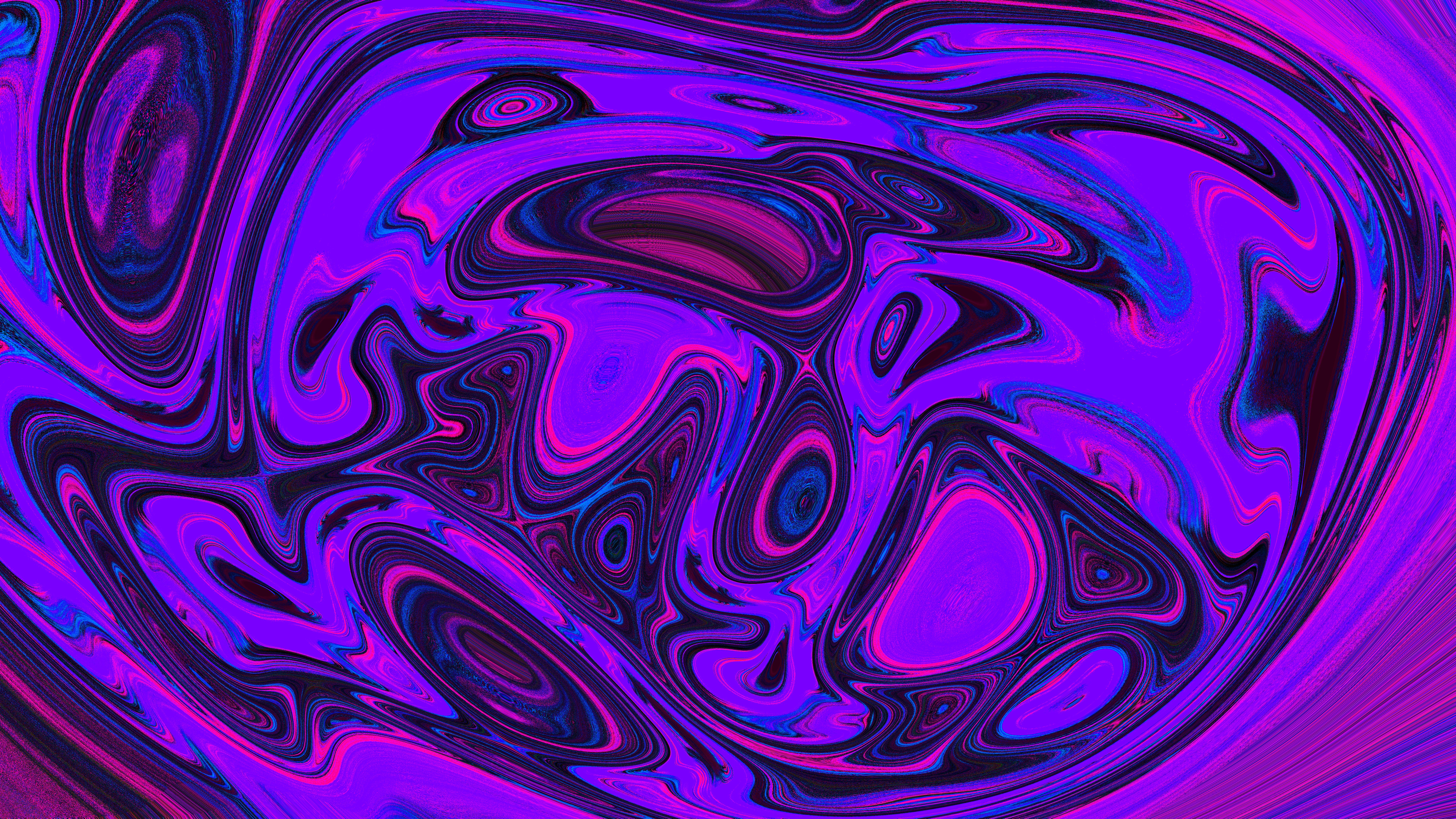 A purple and blue abstract painting