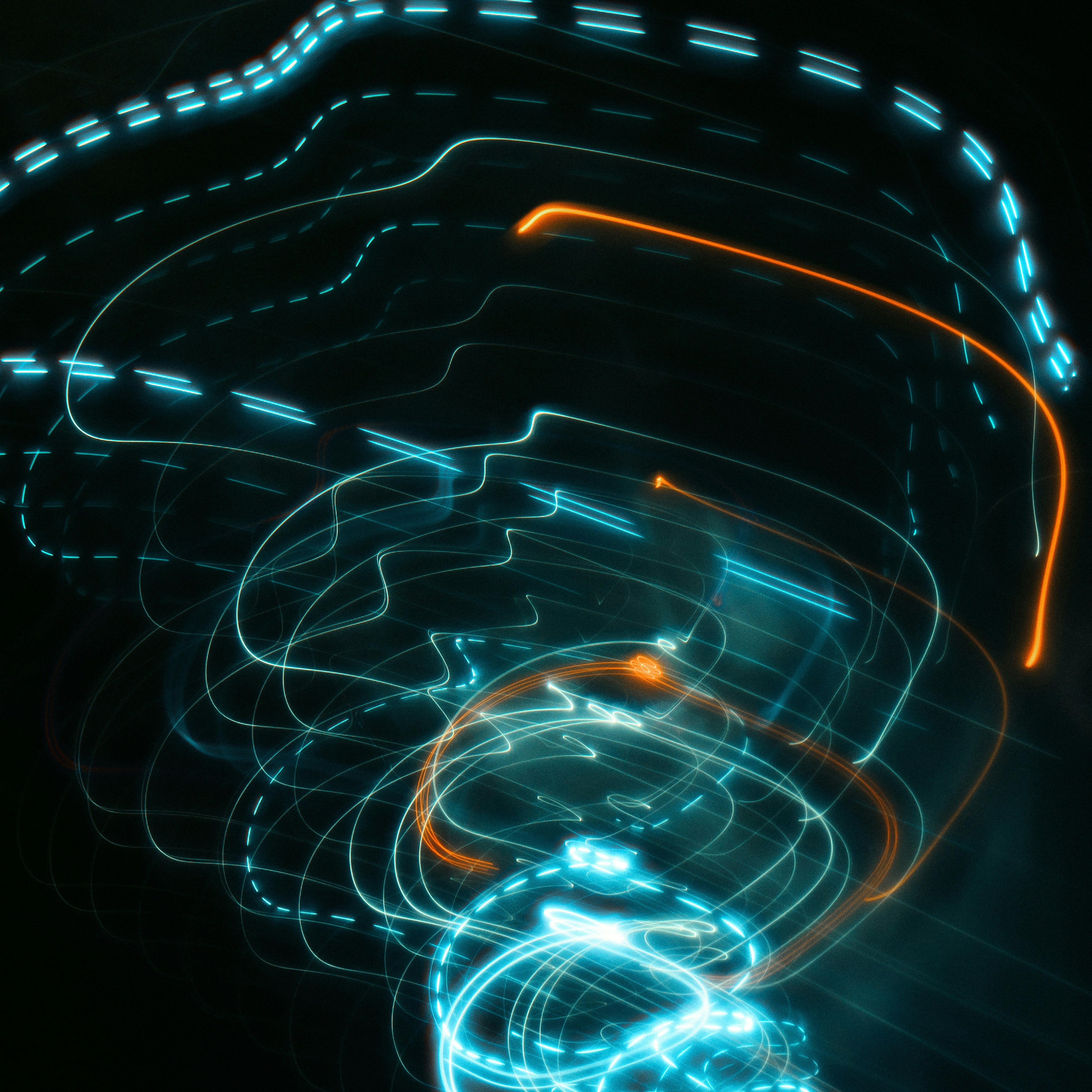 A blurry photo of a camera lens