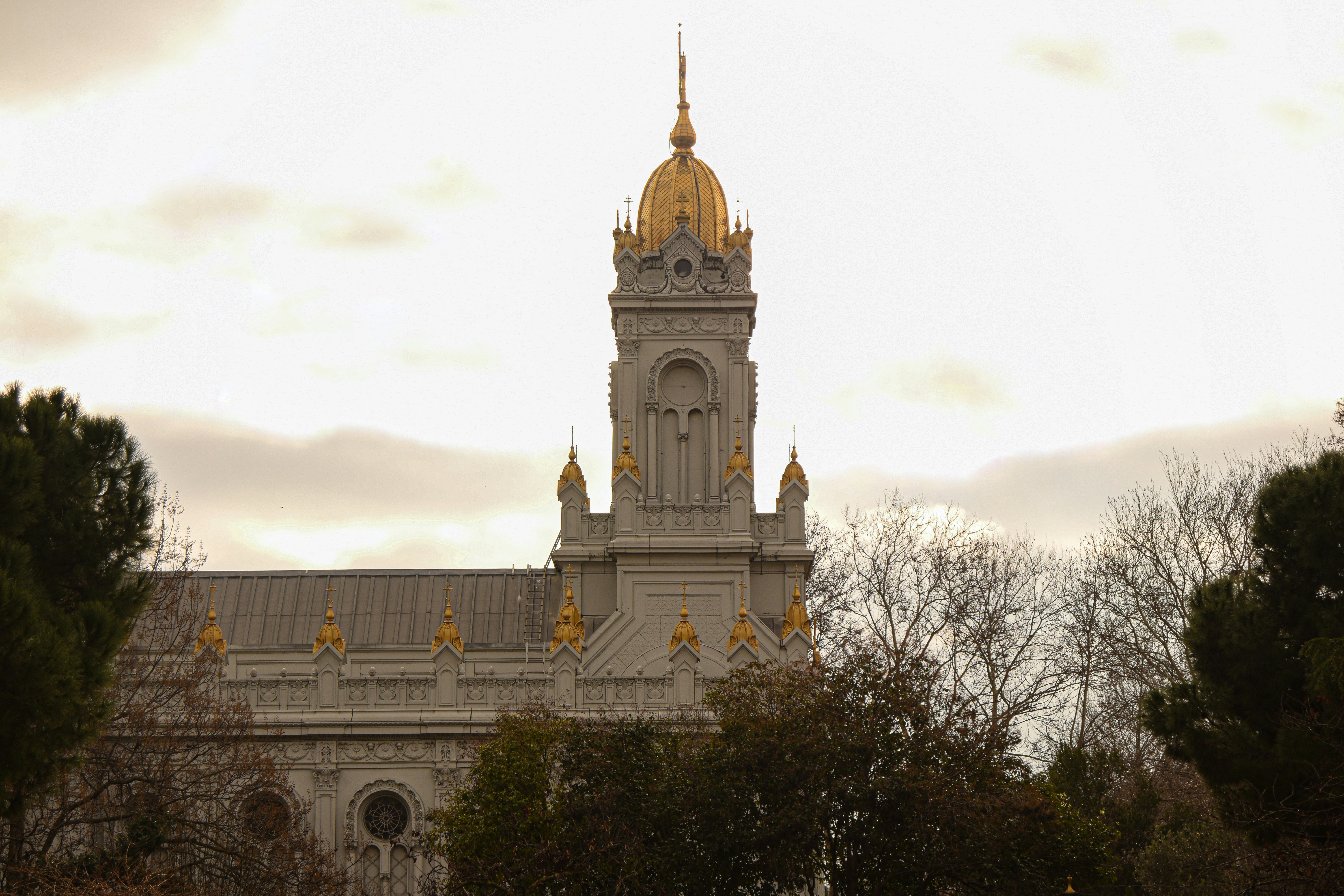 A large building with a clock tower on top of it
