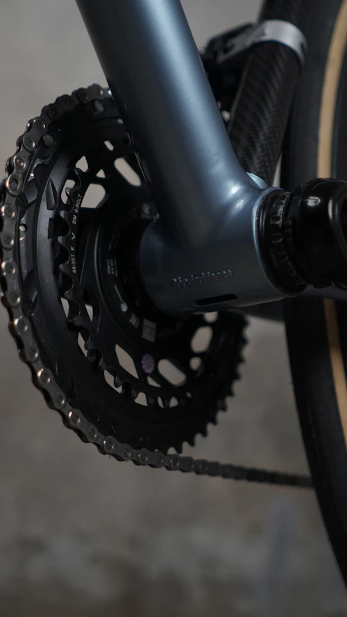 Roue de vélo, gros plan