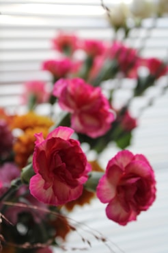 A bunch of flowers that are sitting in a vase