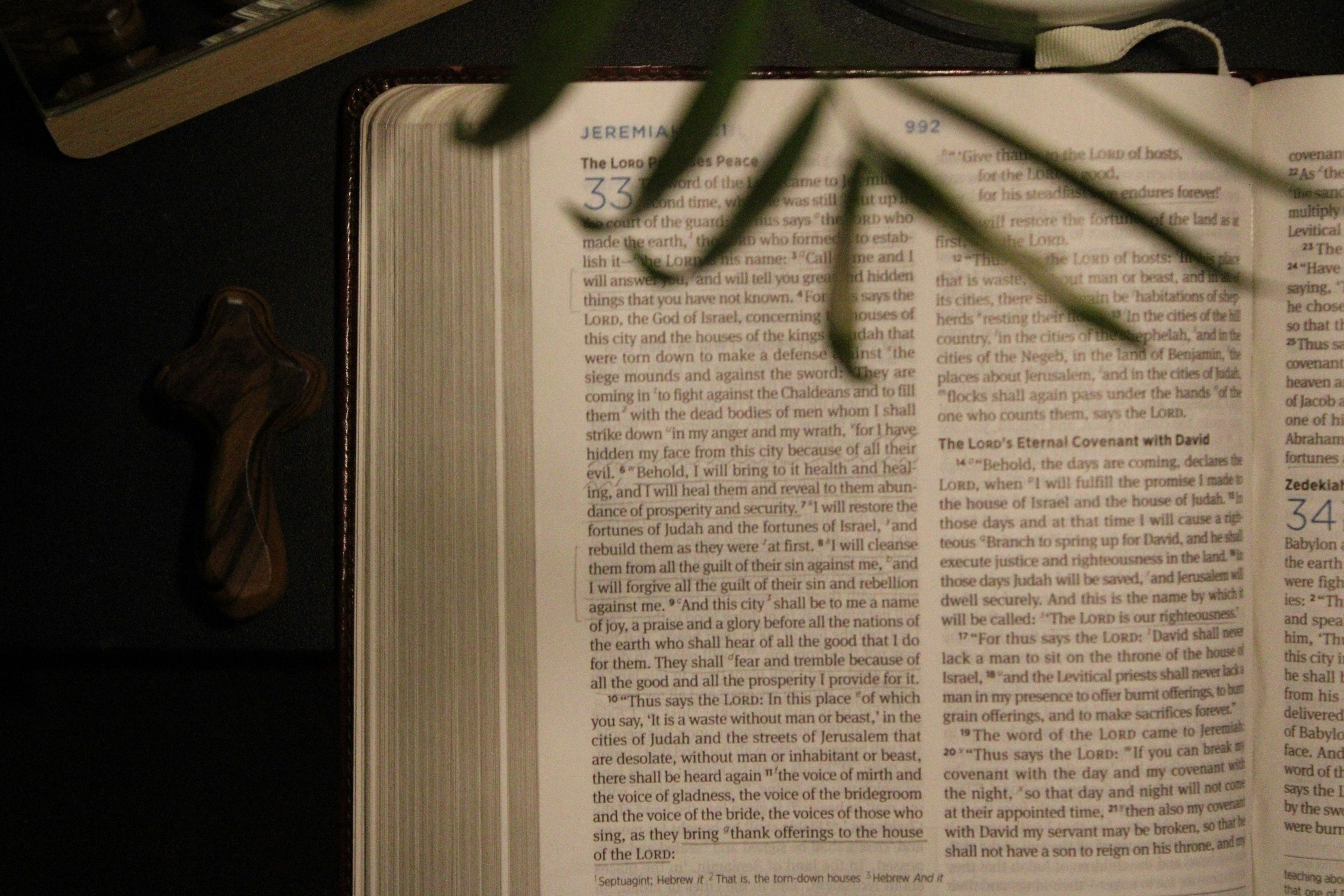 An open book sitting on top of a table