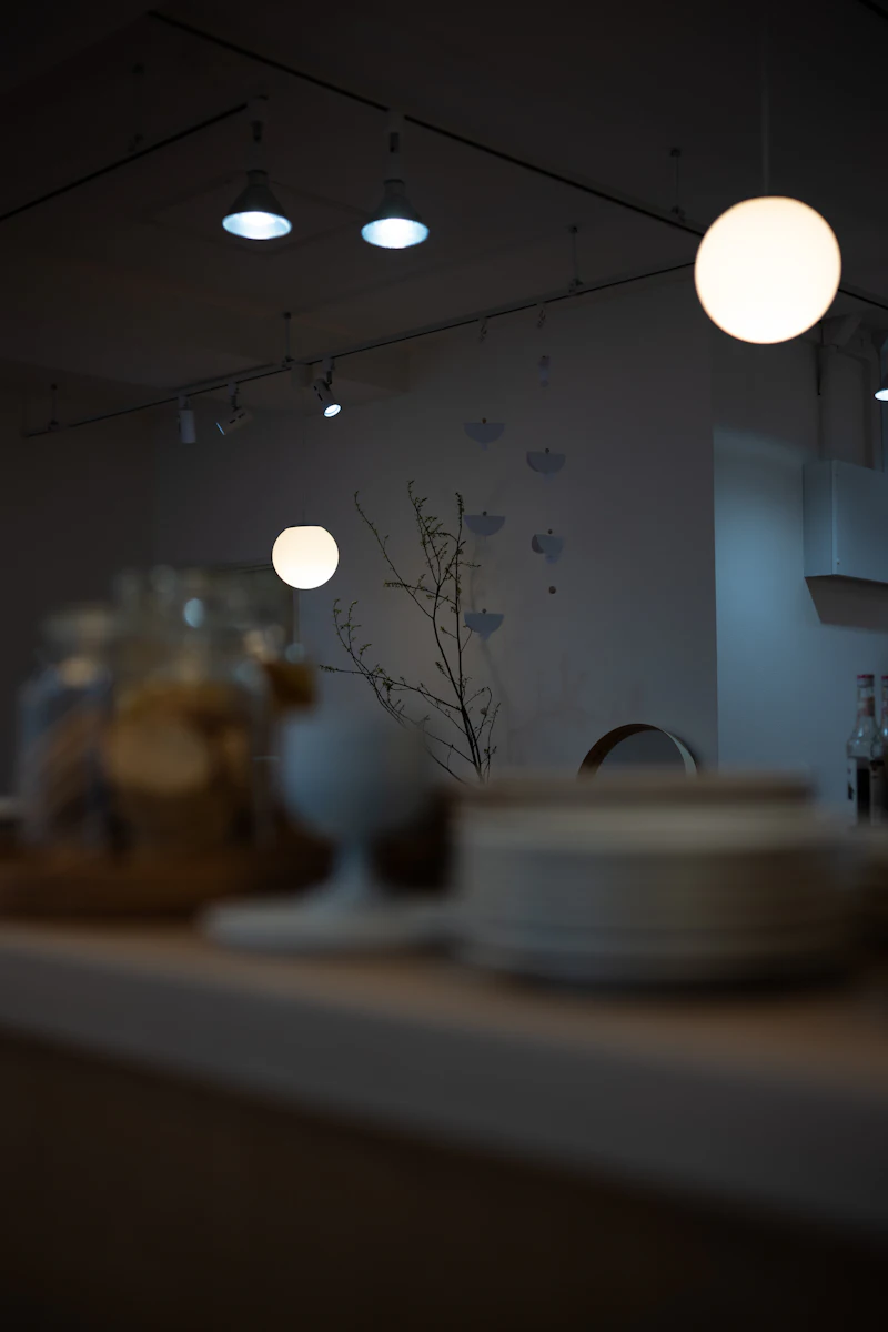 Kitchen pendant lighting and electrical fit-out