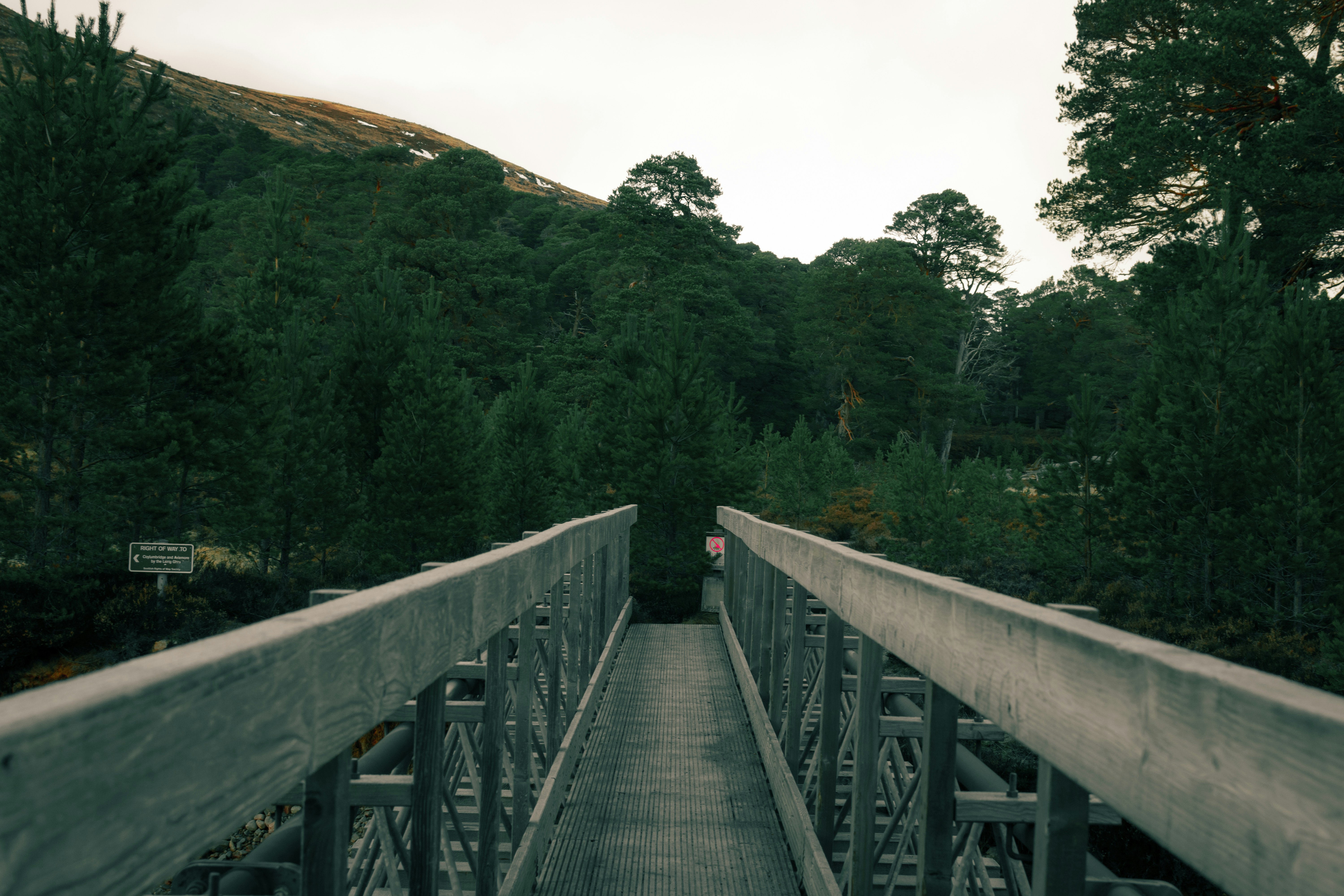 A bridge that is going over some water
