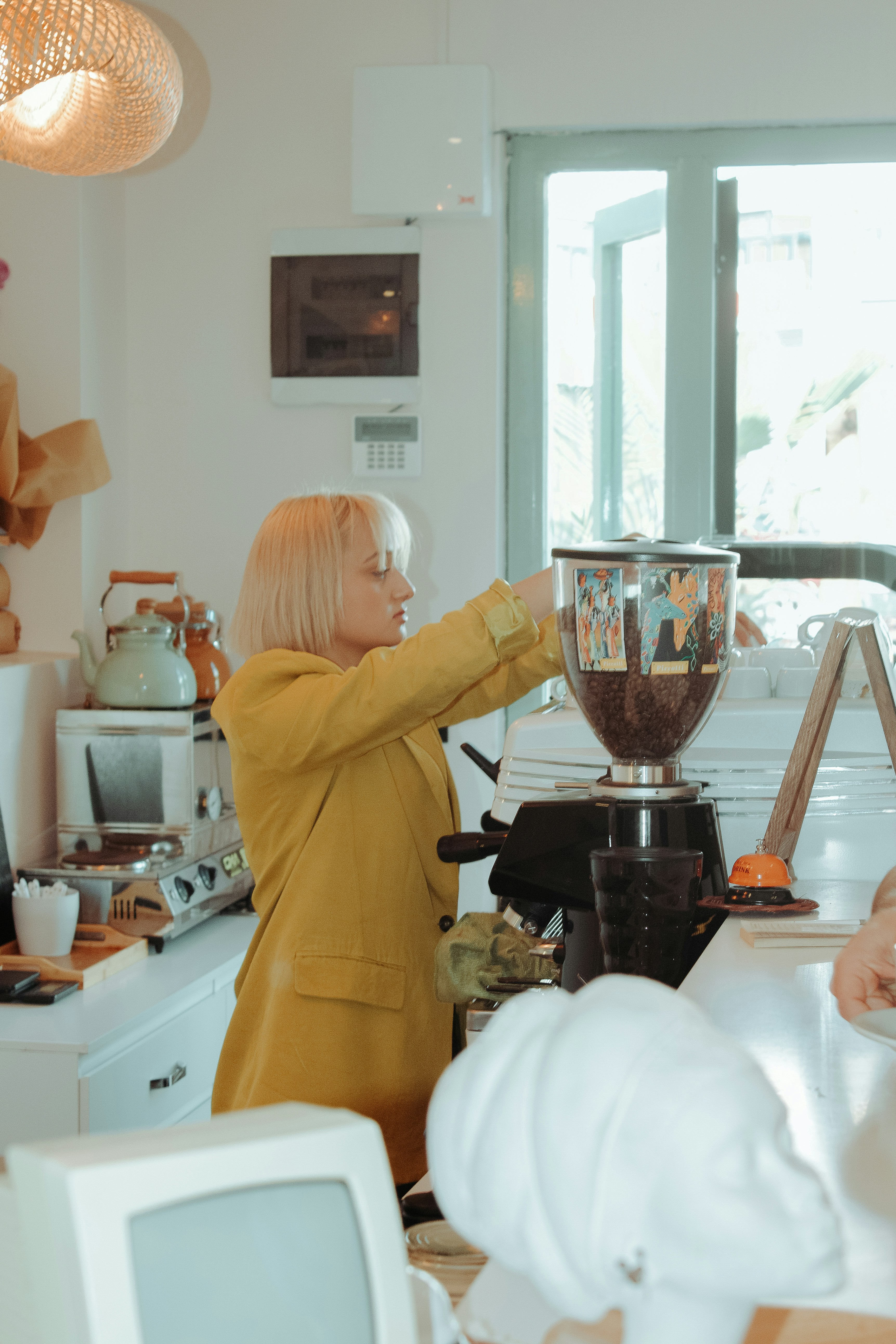 A vibrant image showing people of different ages exercising happily outdoors.