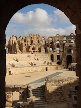A view of the ruins of a roman city