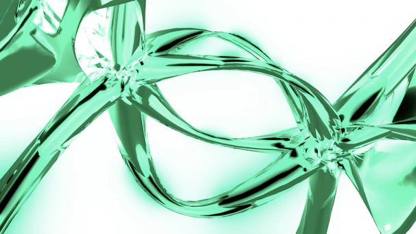 A close up view of a shiny metal object