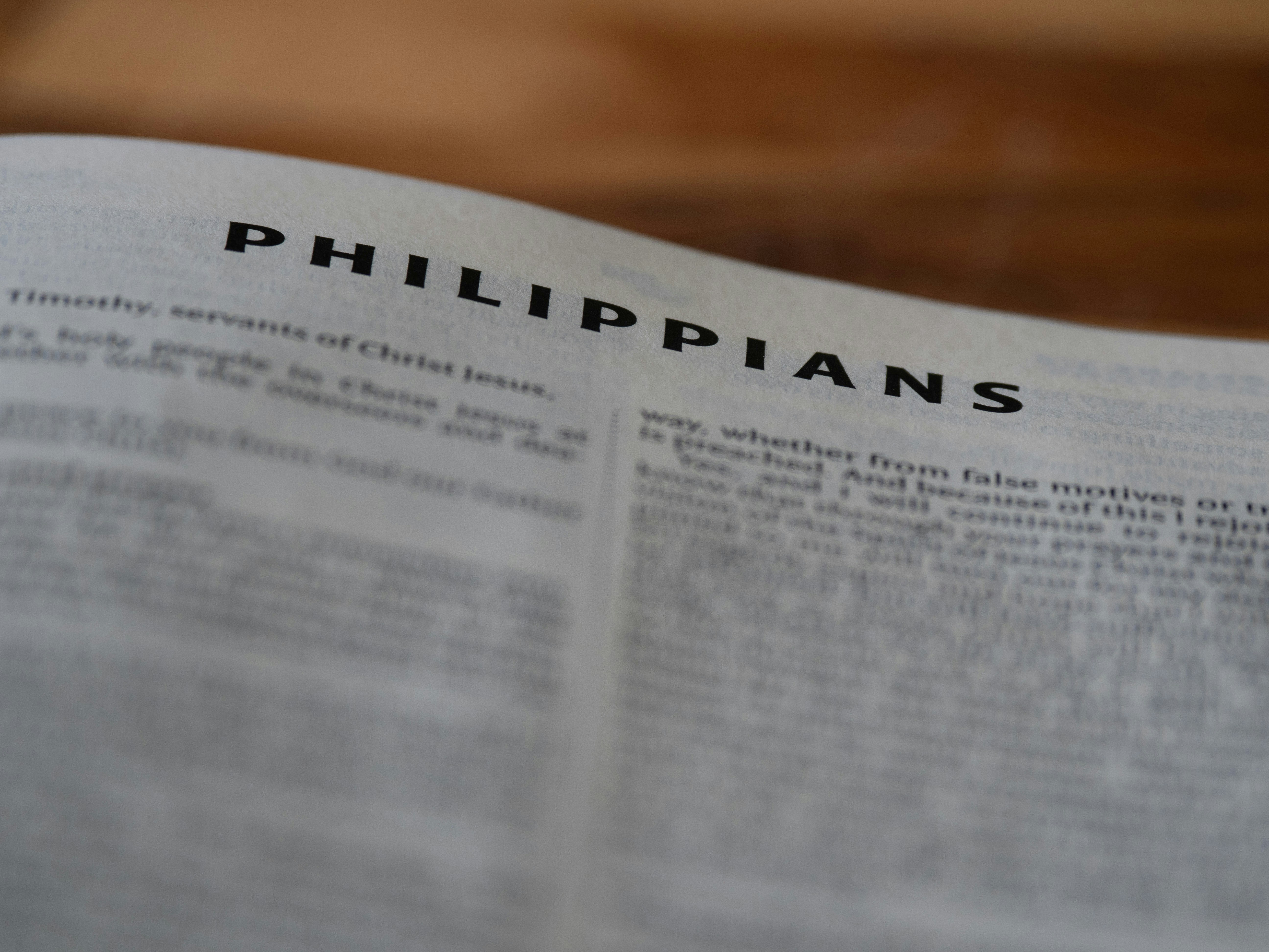 A close up of a book with the word philippines on it