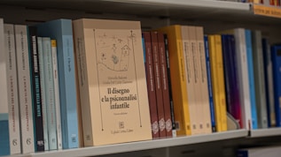 A row of books sitting on top of a book shelf