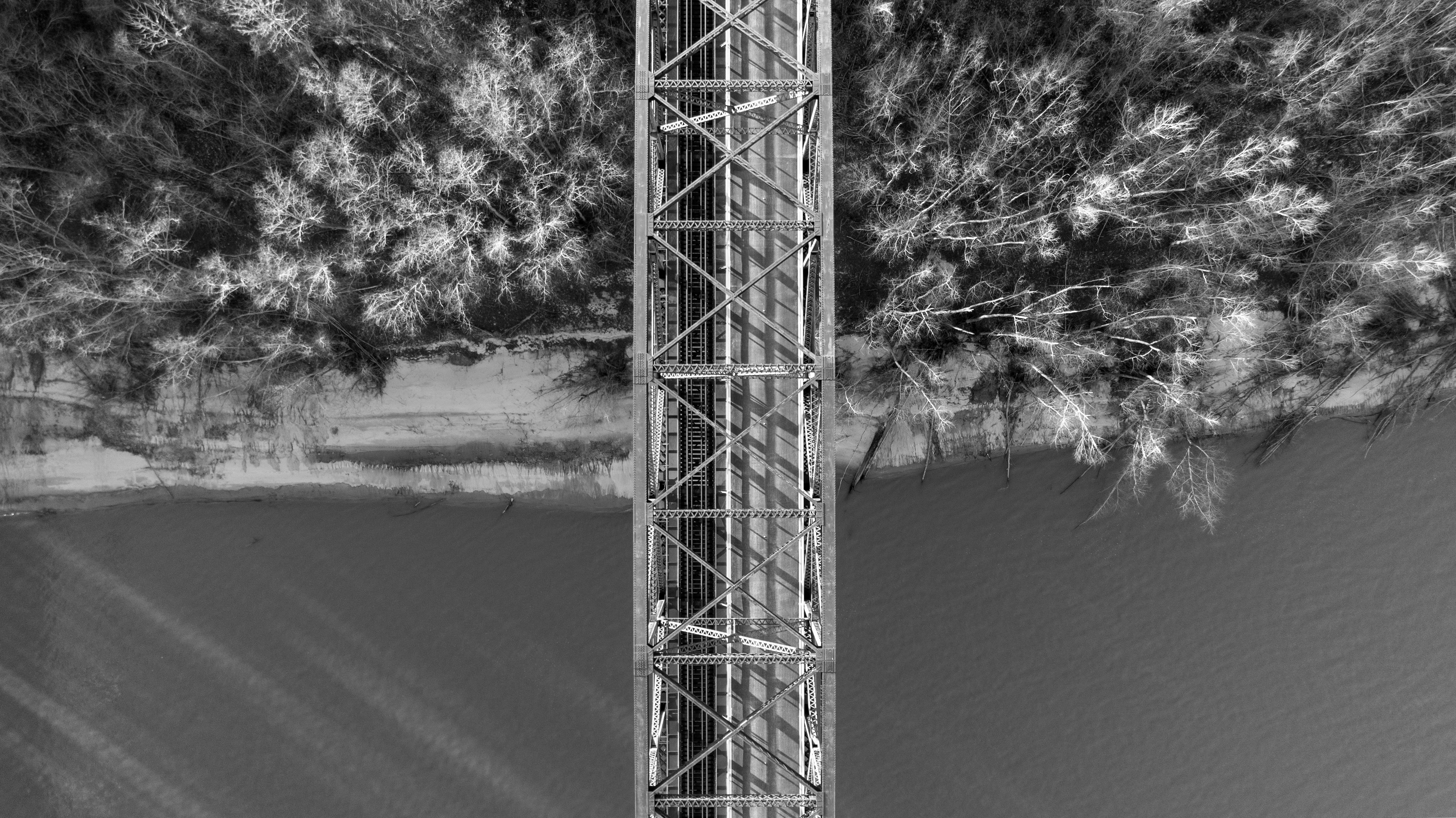 A tall tower sitting next to a forest filled with trees