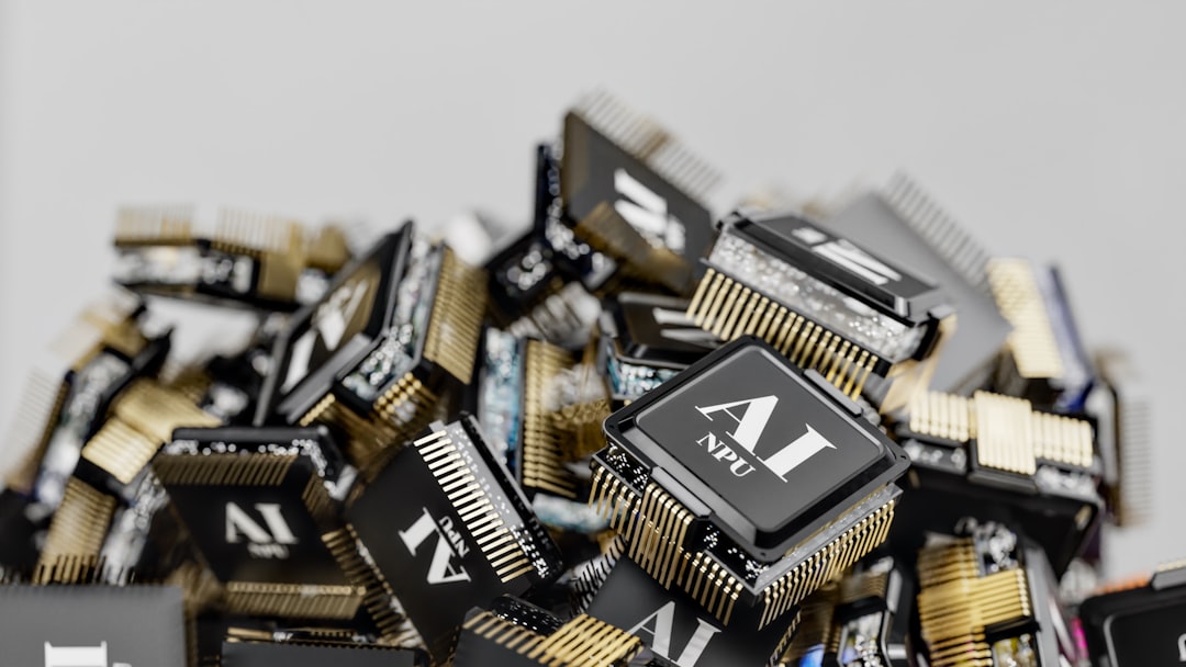 A pile of electronic components sitting on top of each other