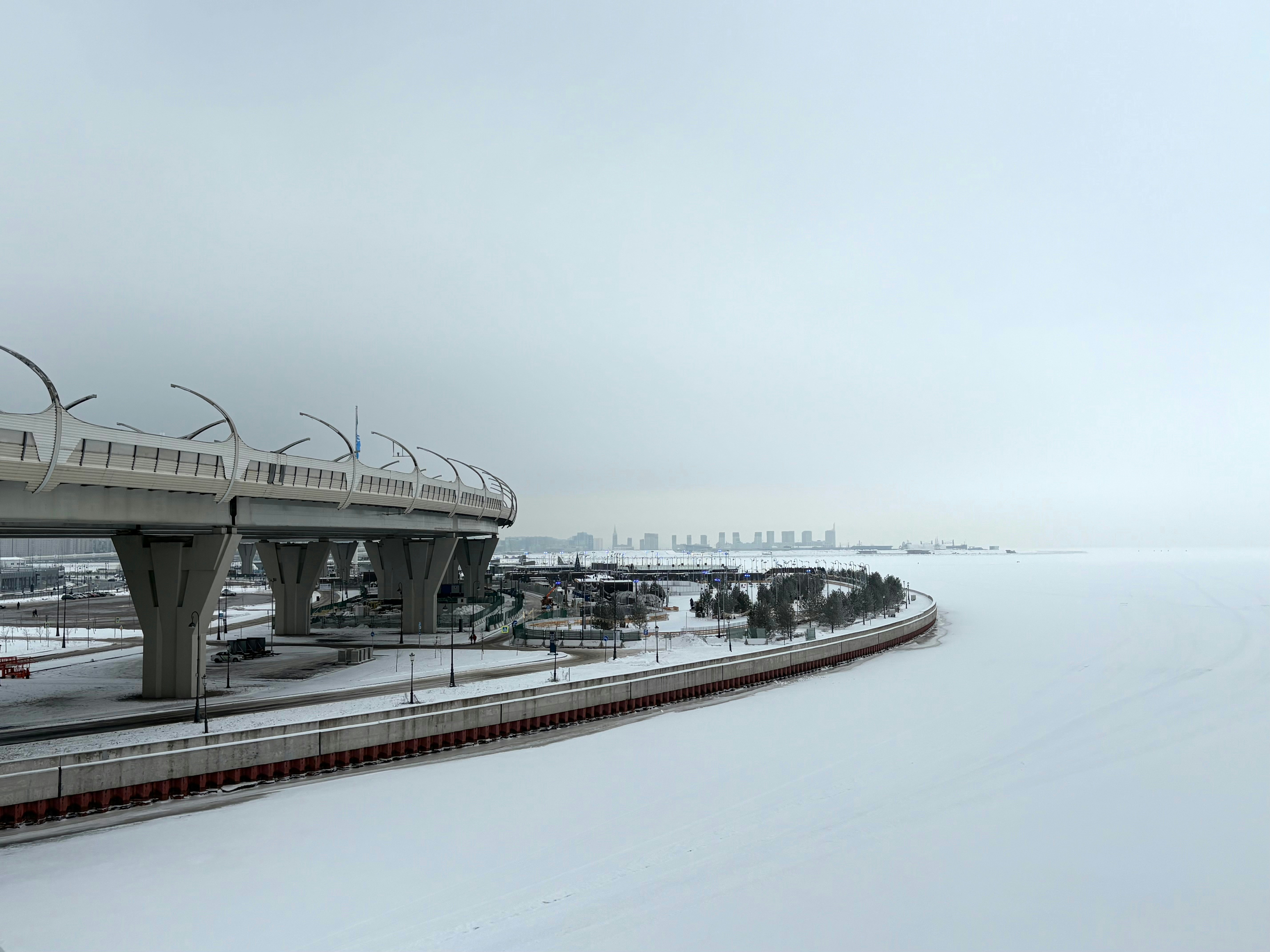 A picture of a bridge over a body of water