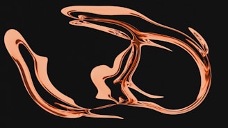 A black and orange picture of a woman's face