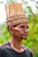 A man with a straw hat on his head