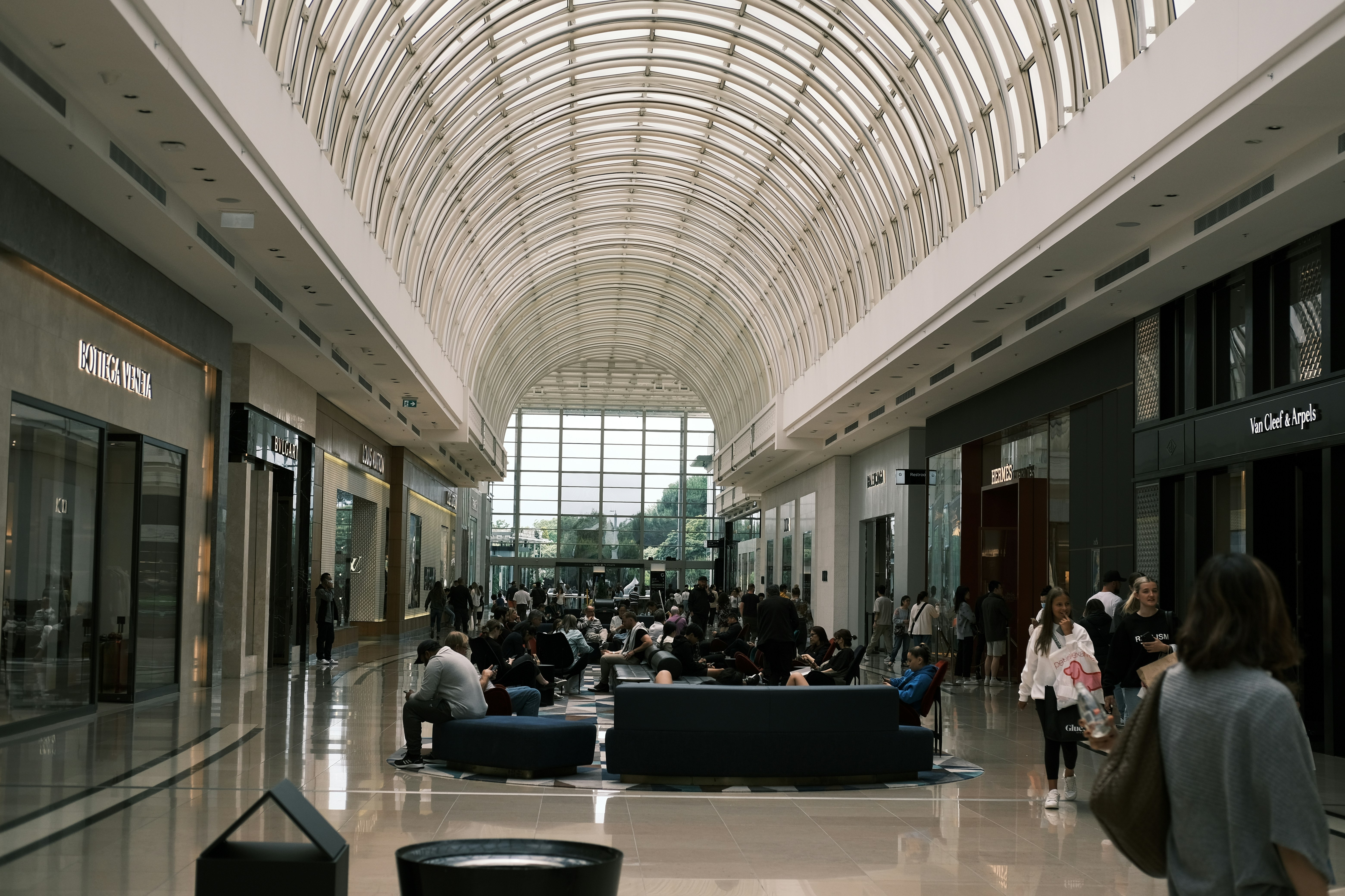 grand lobby with patrons - Detroit Opera House