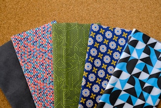 A group of cloths sitting on top of a floor