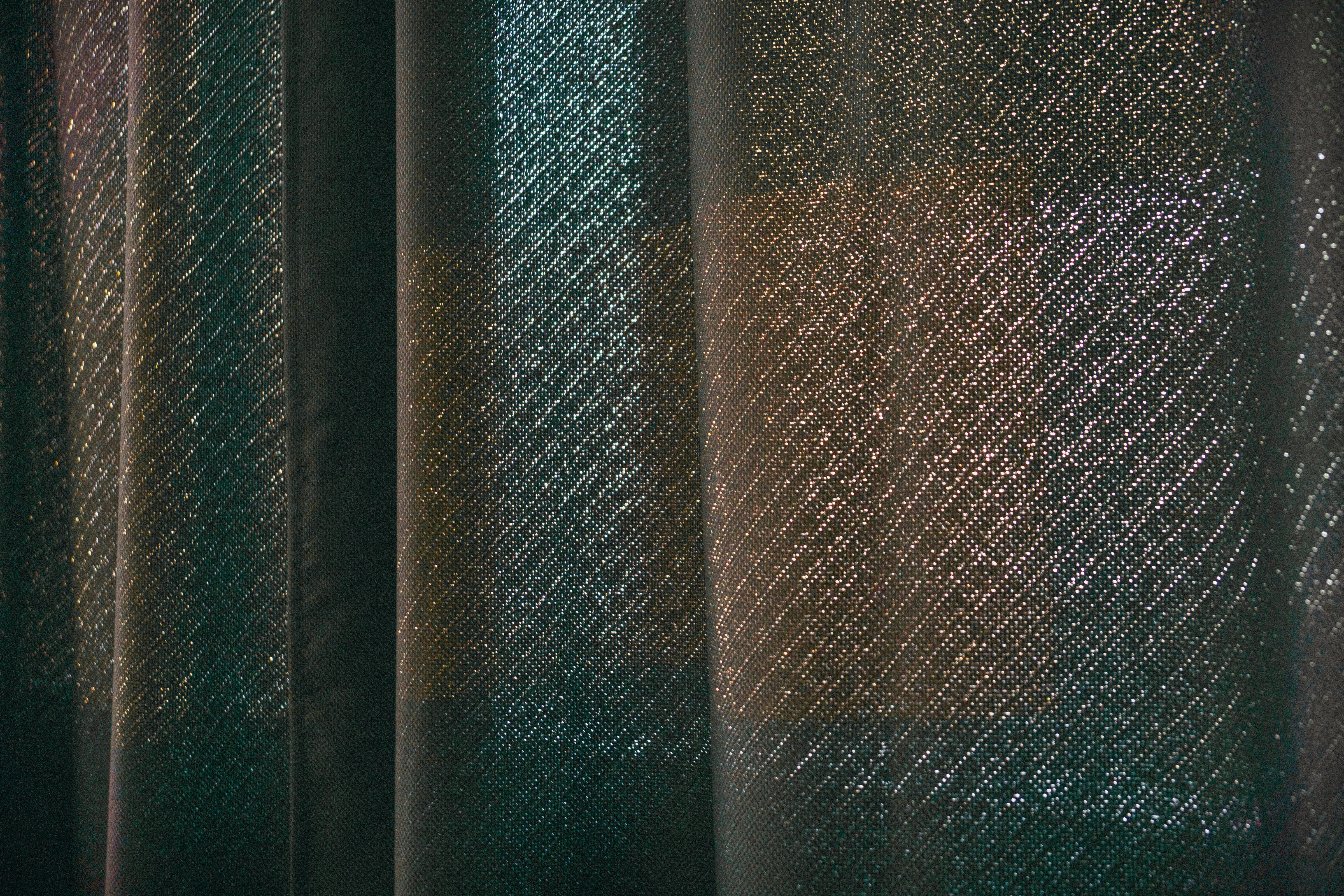 A close up of a curtain in a room