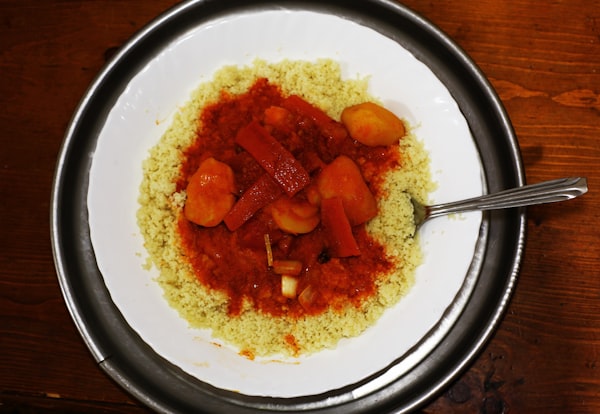 Lam met Groente en Couscous