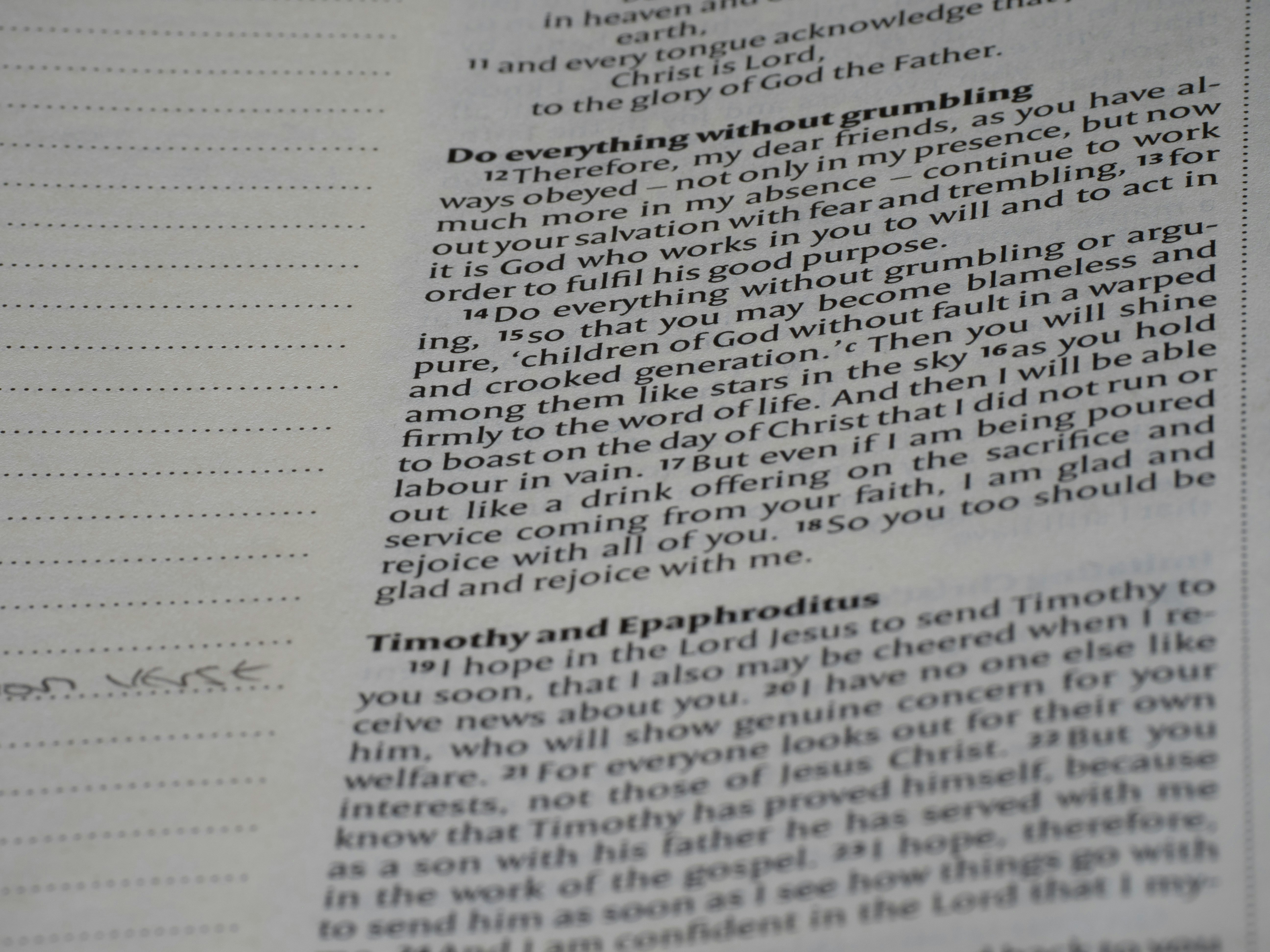 A close up of a book with writing on it