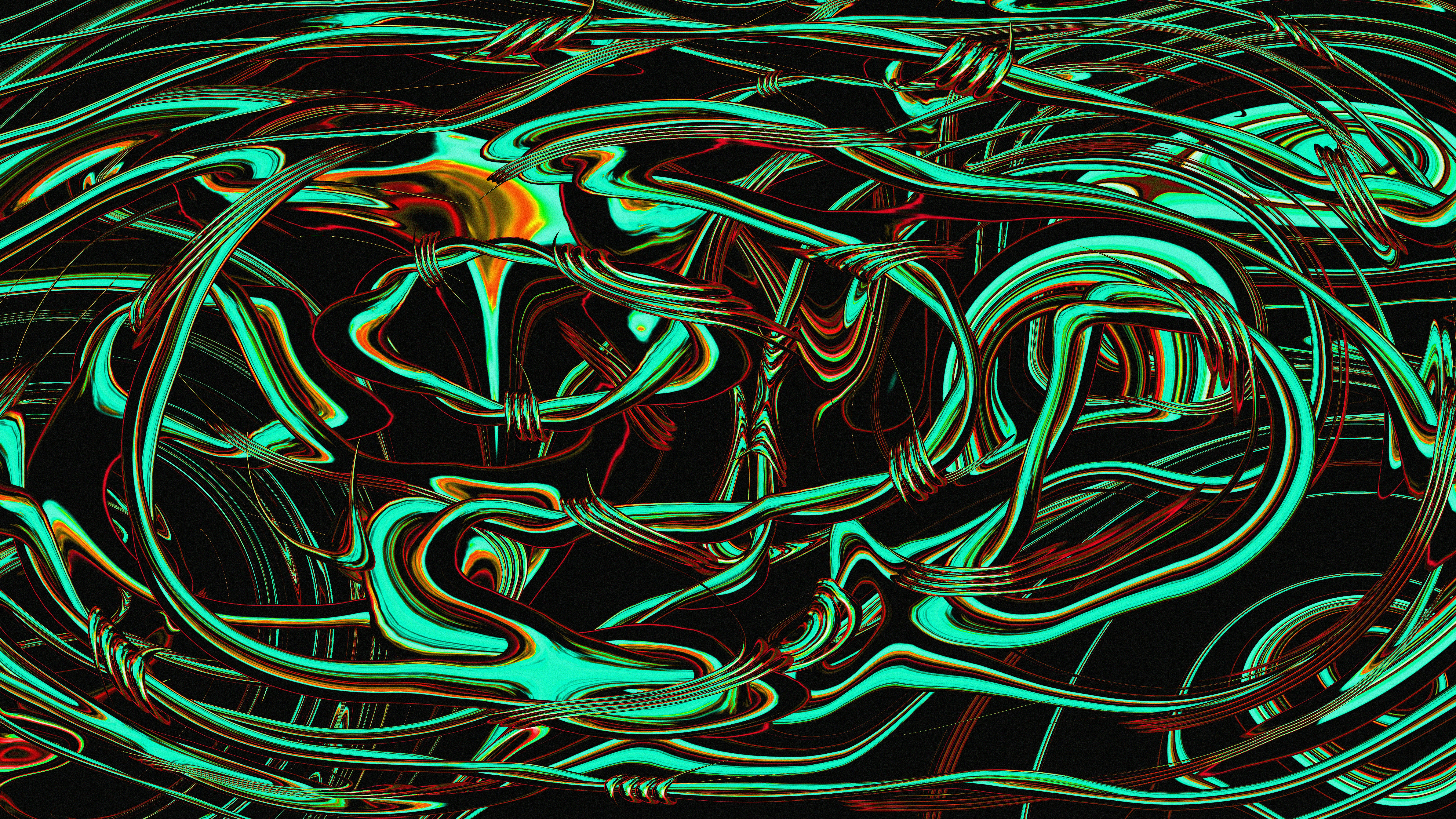 Abstract quantum pattern