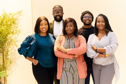 Diverse African team meeting and collaborating