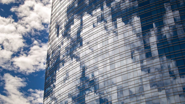 A very tall building with a lot of windows