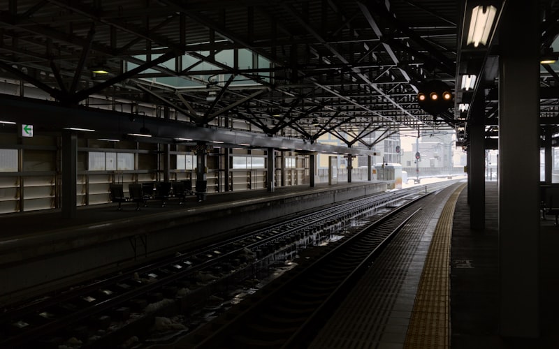 bullet train, railway tracks, train station, earthquake monitoring screen, Japan railway
