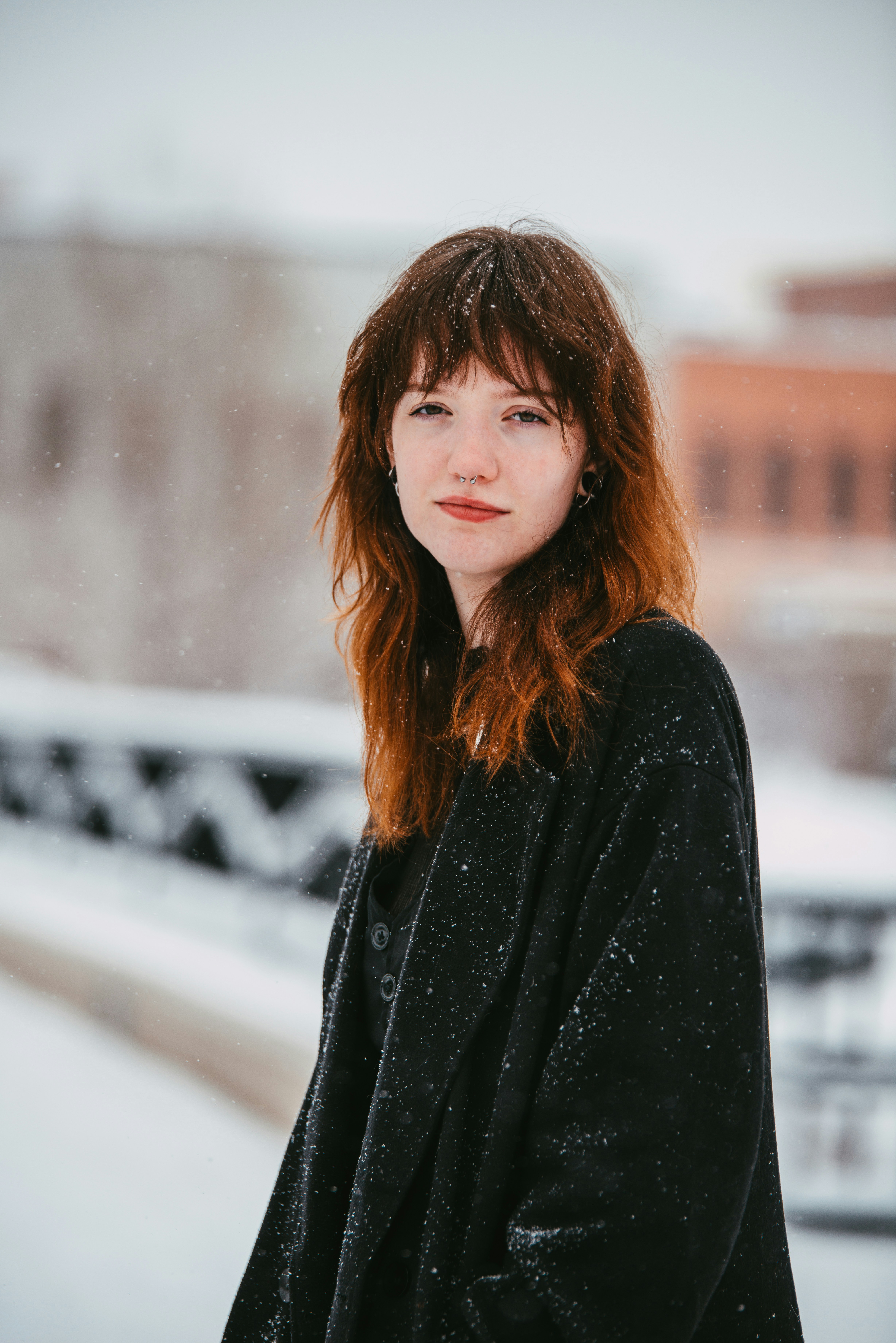 winter layered haircut