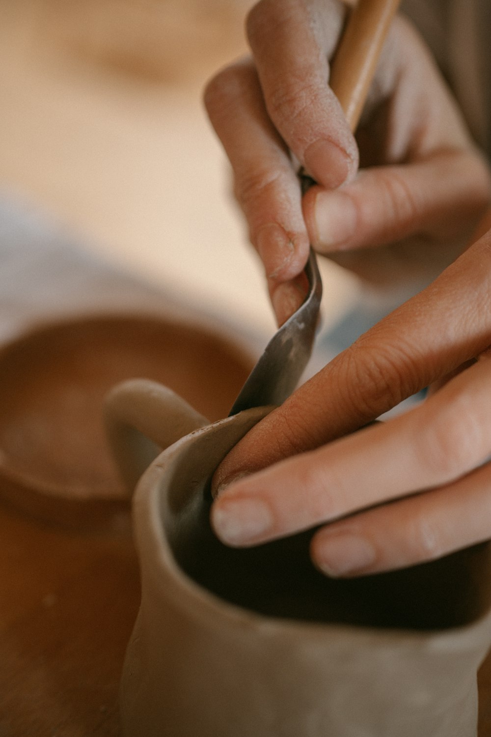 Tournassage d'une pièce au couteau