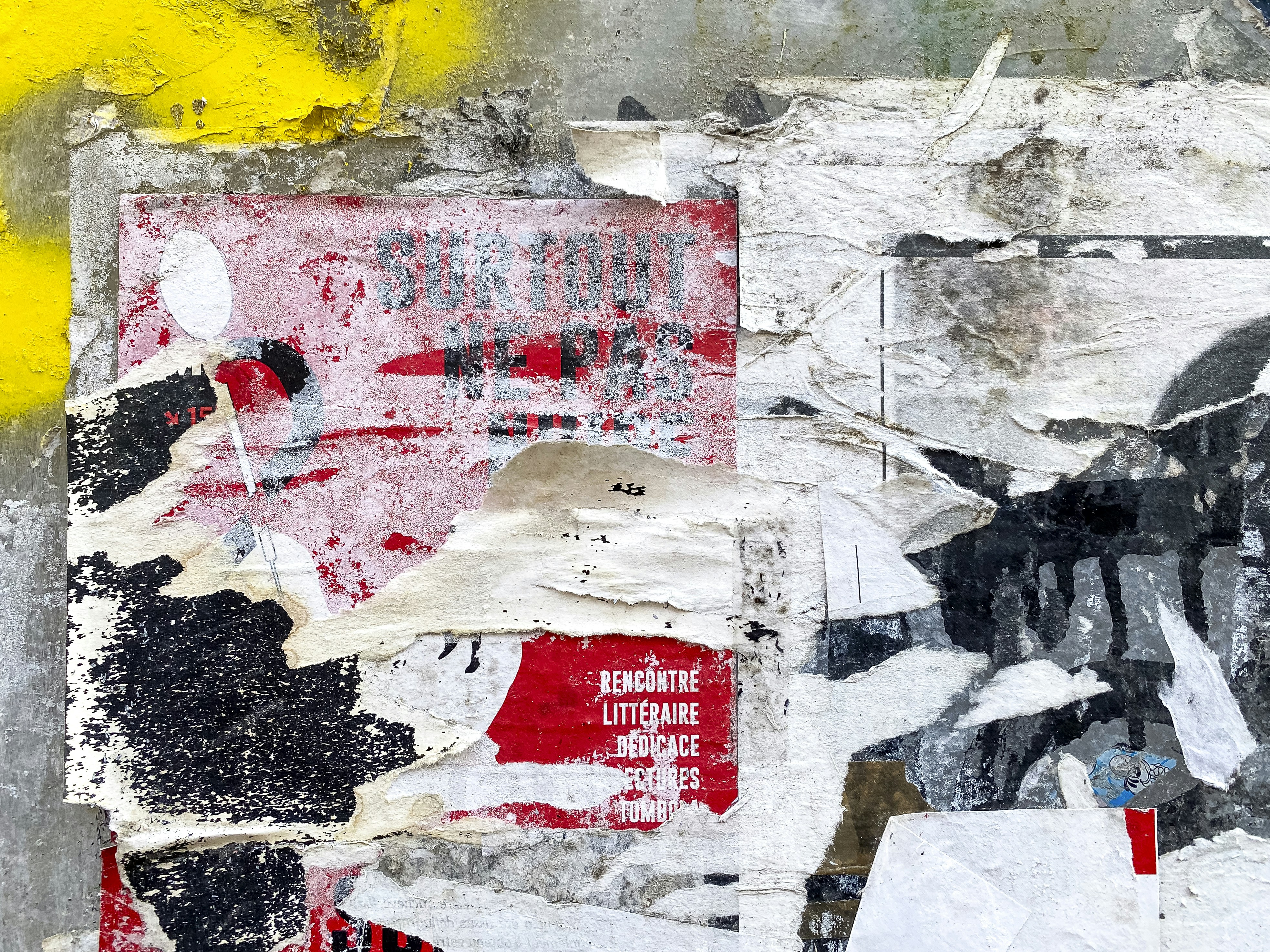 A collage of various different types of paper