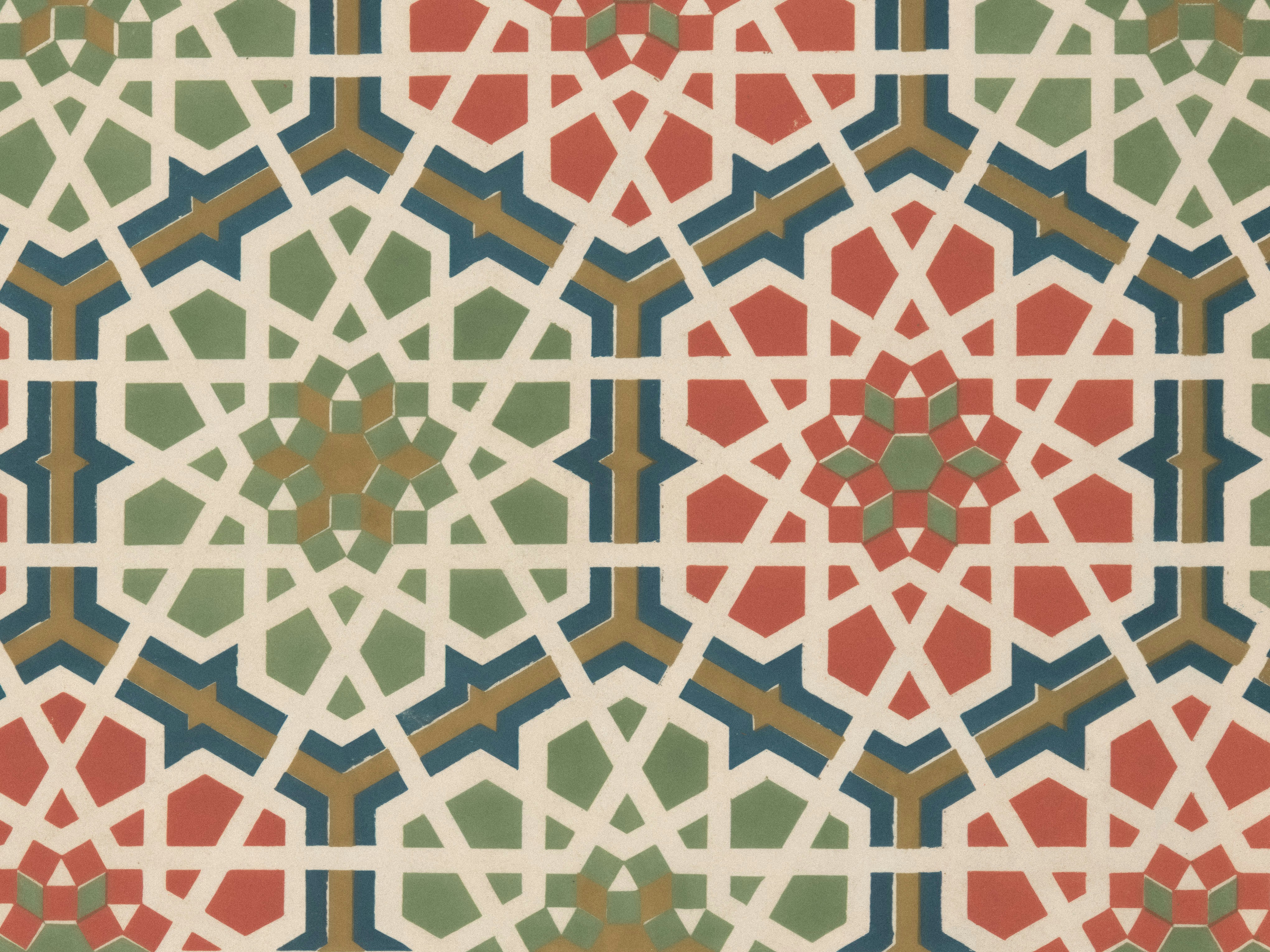 The Miriam and Ira D. Wallach Division of Art, Prints and Photographs: Art & Architecture Collection, The New York Public Library. "Mosaik-Verzierungen aus der Schloss Capelle zu Palermo" The New York Public Library Digital Collections. 1842.